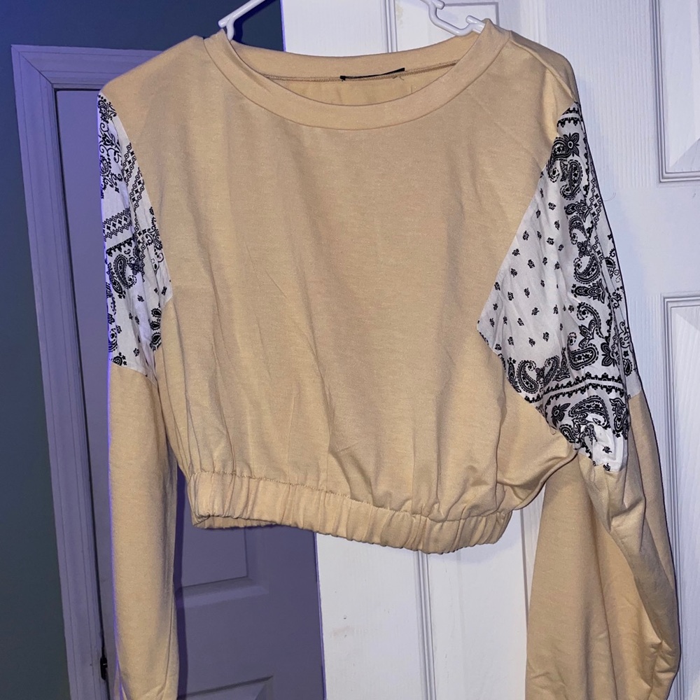 Reworked bandana crewneck